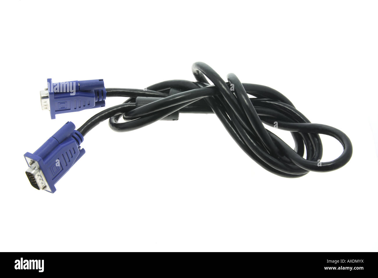 Computer Monitor Cable Stock Photo Alamy