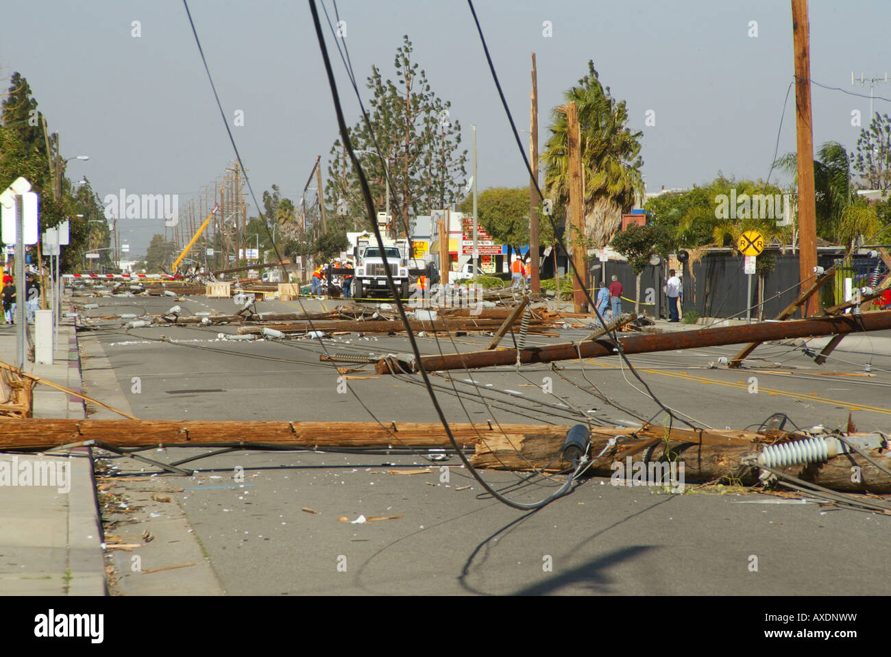 California utility poles and power lines hi-res stock photography and ...