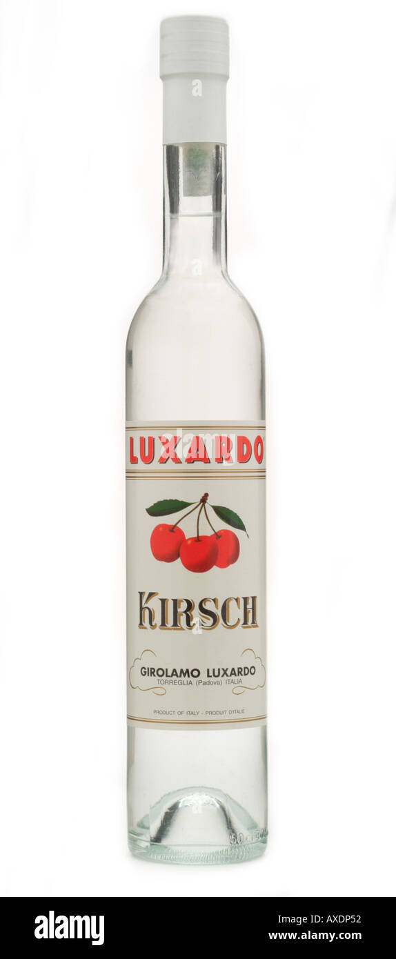 luxardo kirsch girolamo torreglia padova italy italia cherry brandy Stock Photo