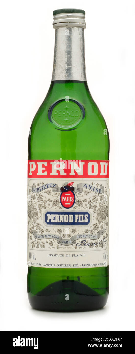 pernod paris france french fils anise Stock Photo