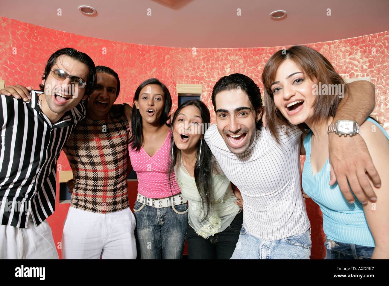 Teenage friends enjoying a party Stock Photo - Alamy