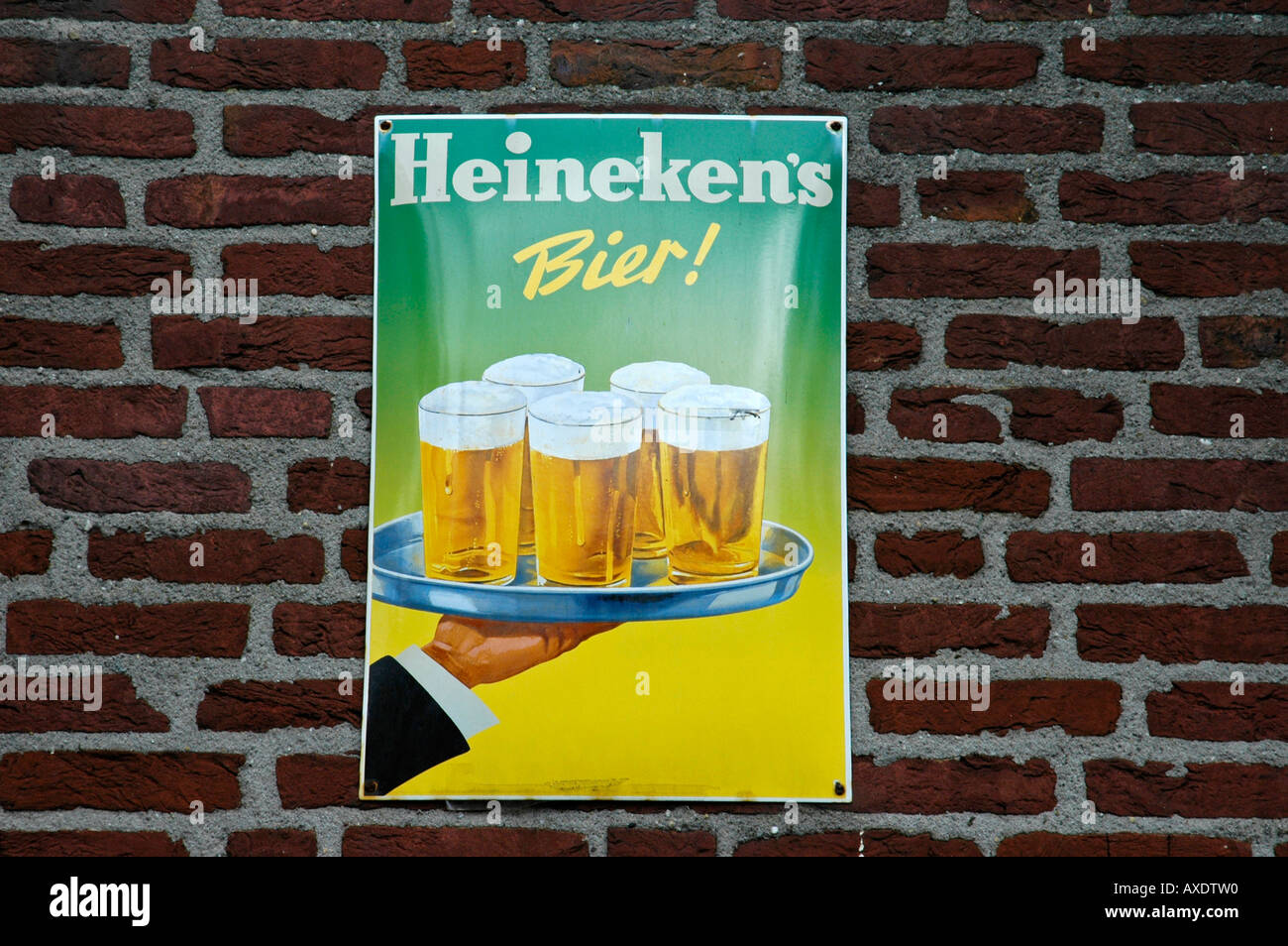 Advertisement, Heineken's Beer, Netherlands Stock Photo