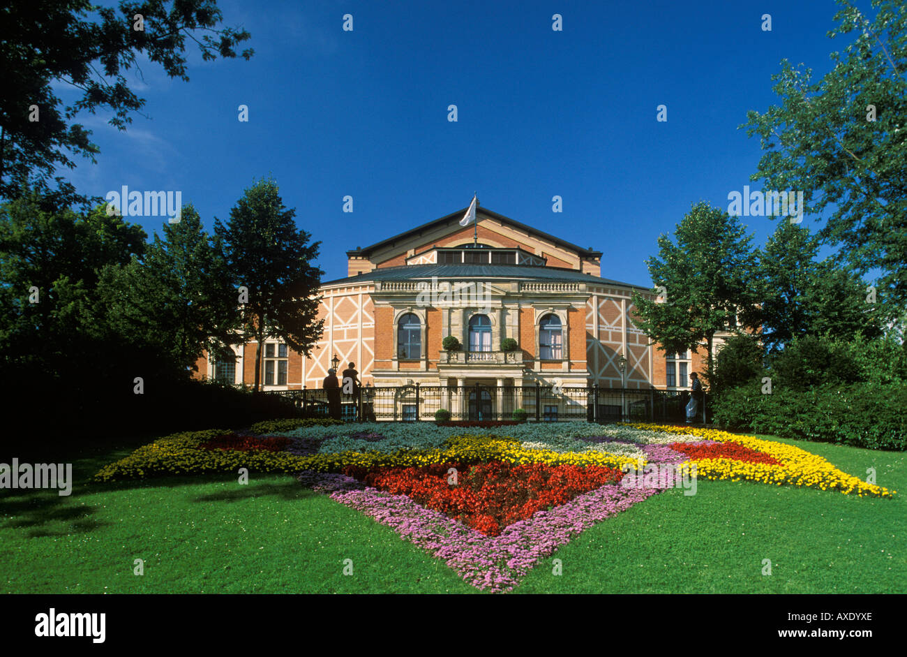 Richard Wagner festival house in Bayreuth, Franconia, Bavaria, Germany Stock Photo