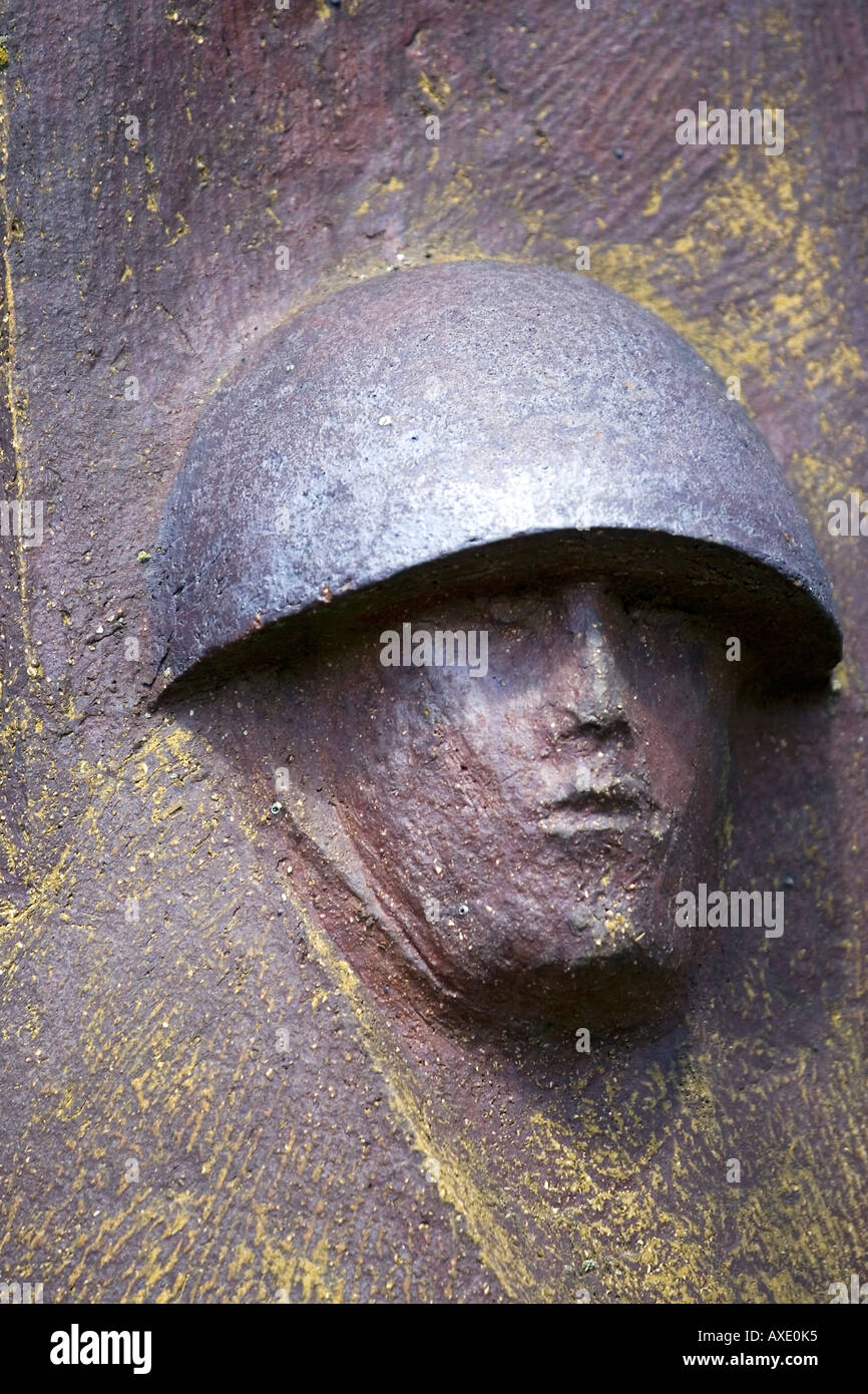 Soldier memorial in Kolobrzeg, Zachodnio-Pomorskie, Poland Stock Photo