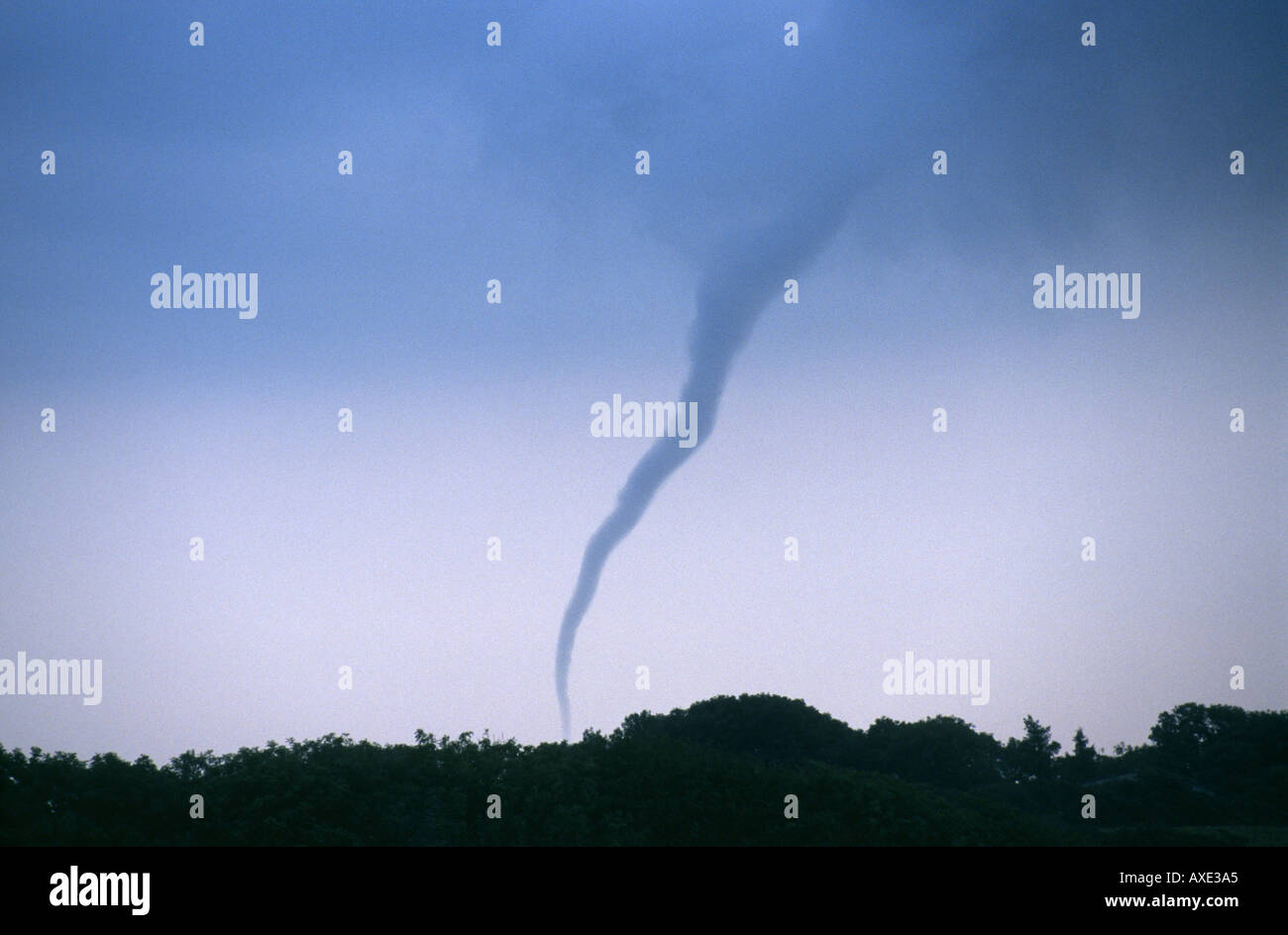 UK WALES PEMBROKESHIRE TORNADO STORM WHIRL WIND WHIRLWIND WEATHER RAIN EXTREME SKY HEAVENS CLOUDS  VORTEX TWISTER FEAR Stock Photo