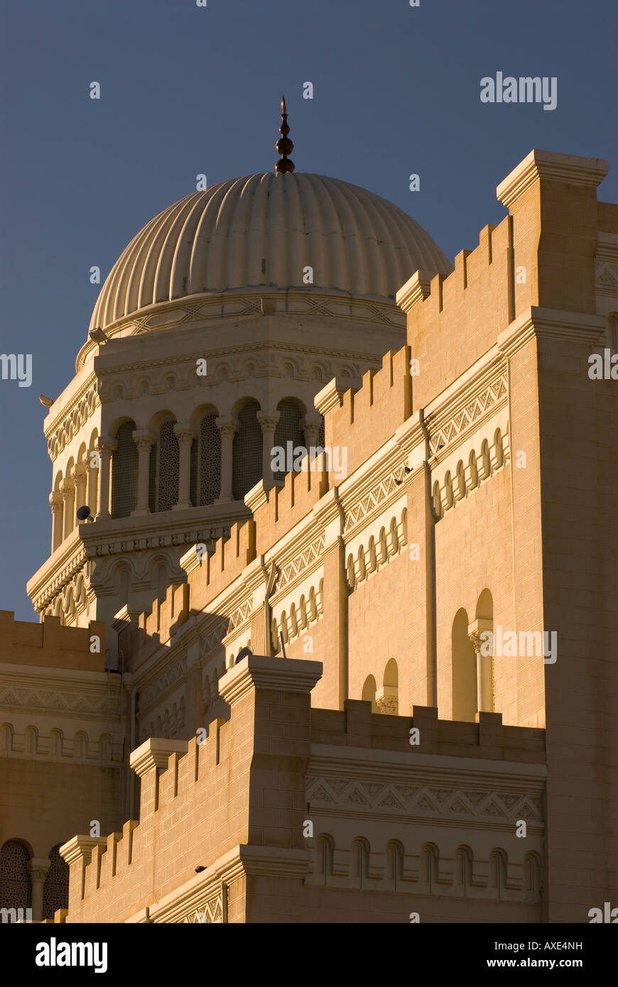 Detail of Masjed Jamal Abdel Nasser Mosque Tripoli Libya Stock Photo