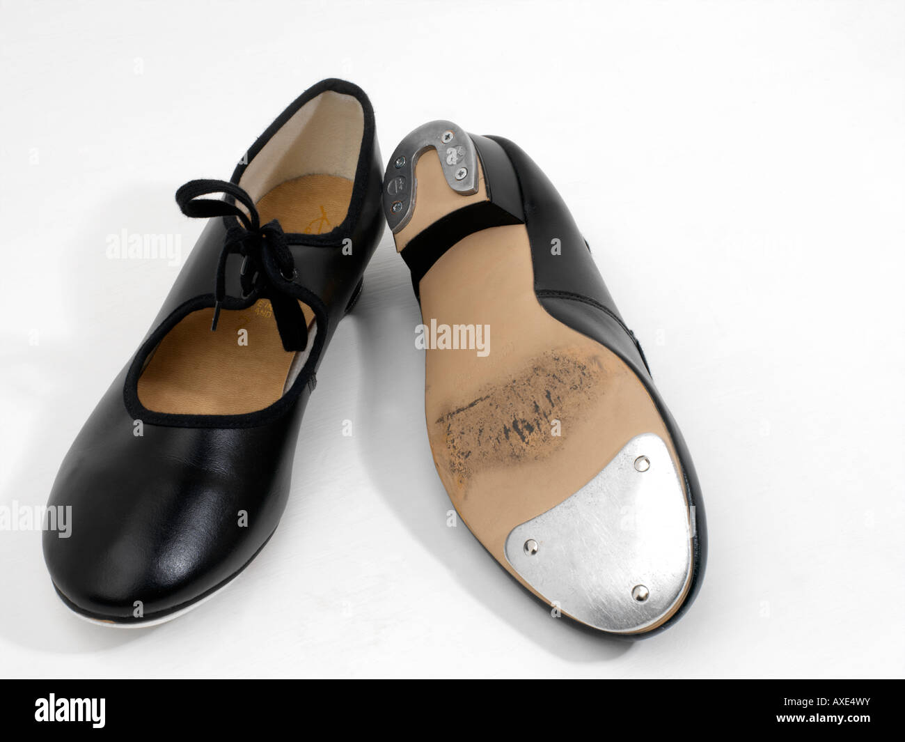Black Tap Dancing Shoes Stock Photo - Alamy