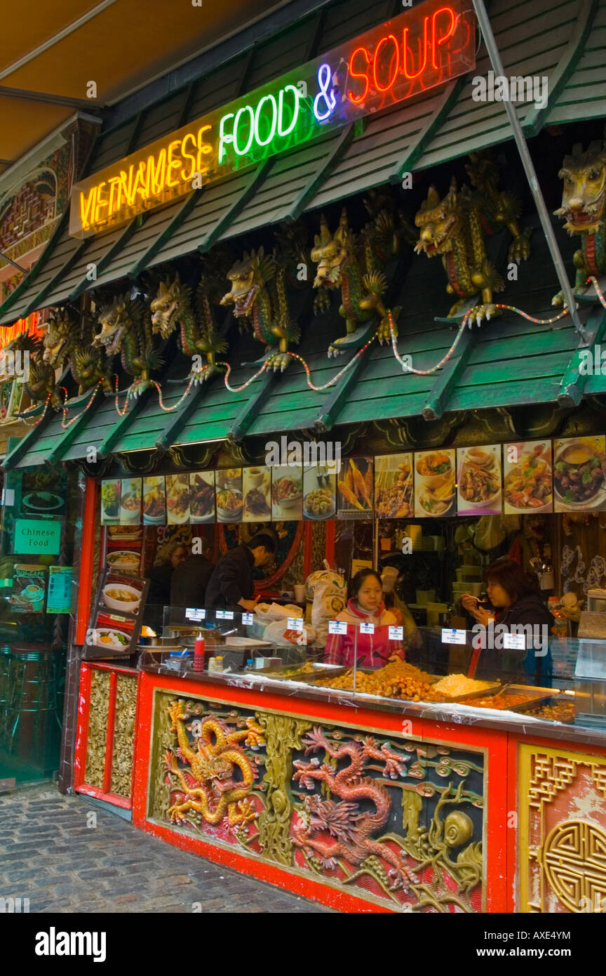 Camden Town food stalls in London UK Stock Photo