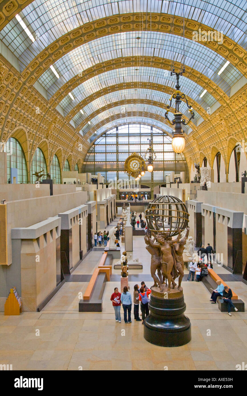 Interior views of the Musee d Orsay Paris France A musem of arts in a ...
