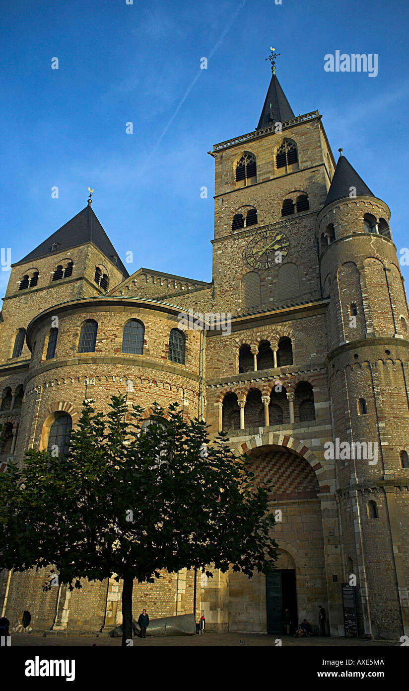 Trier cathedral with "Domstein", Trier, Germany Stock Photo Alamy