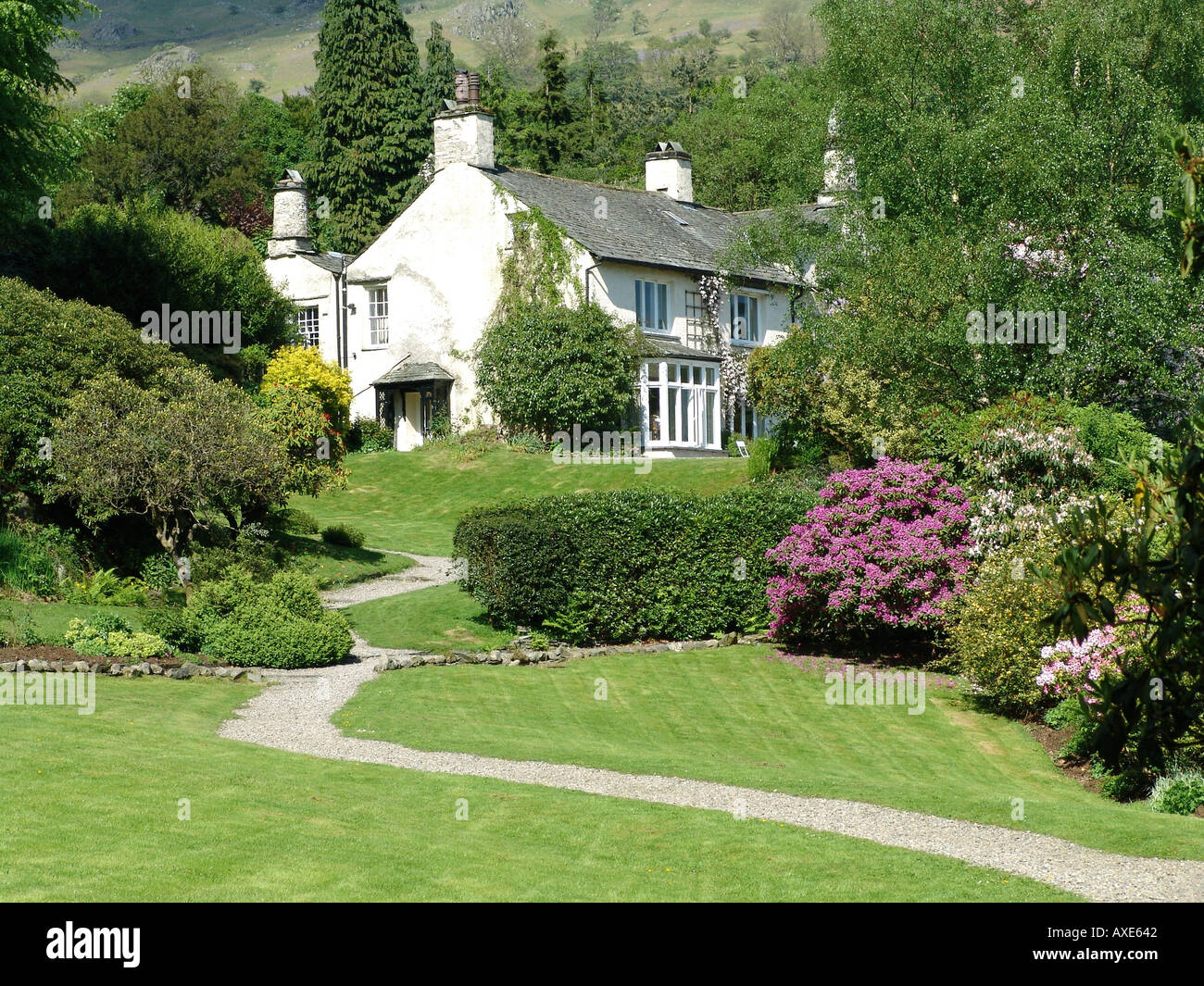 Rydal Mount Rydal Amberside Cumbria England UK 2004 Stock Photo Alamy