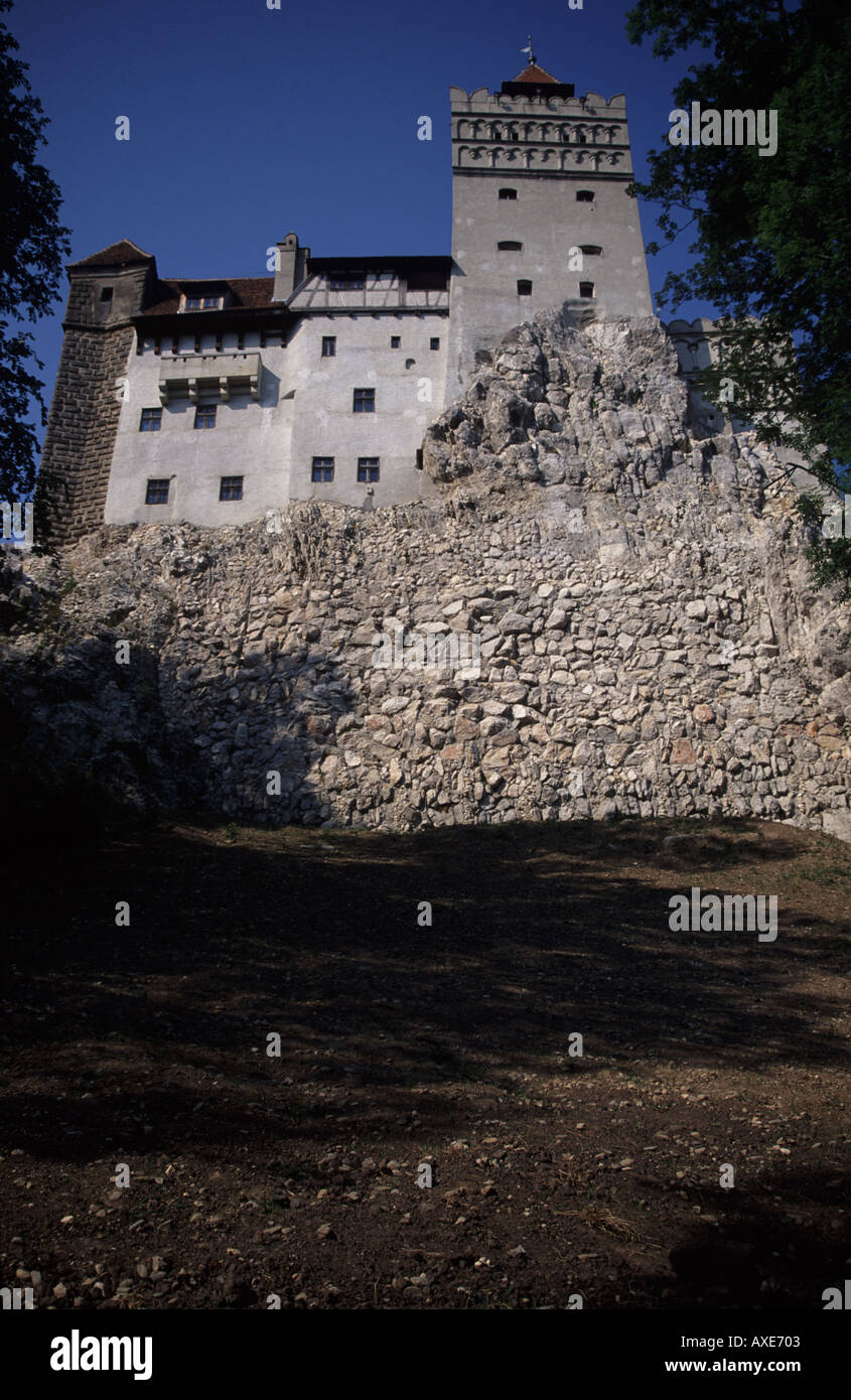 Bran Castle in Brasov Transylvania Romania Stock Photo