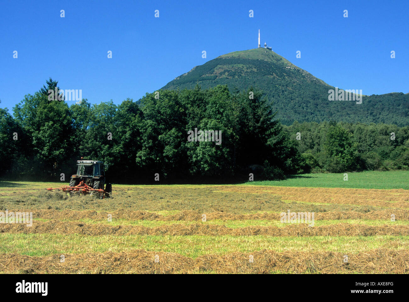 Puy de Dome volcano, Regional natural park of Auvergne Volcanoes ...