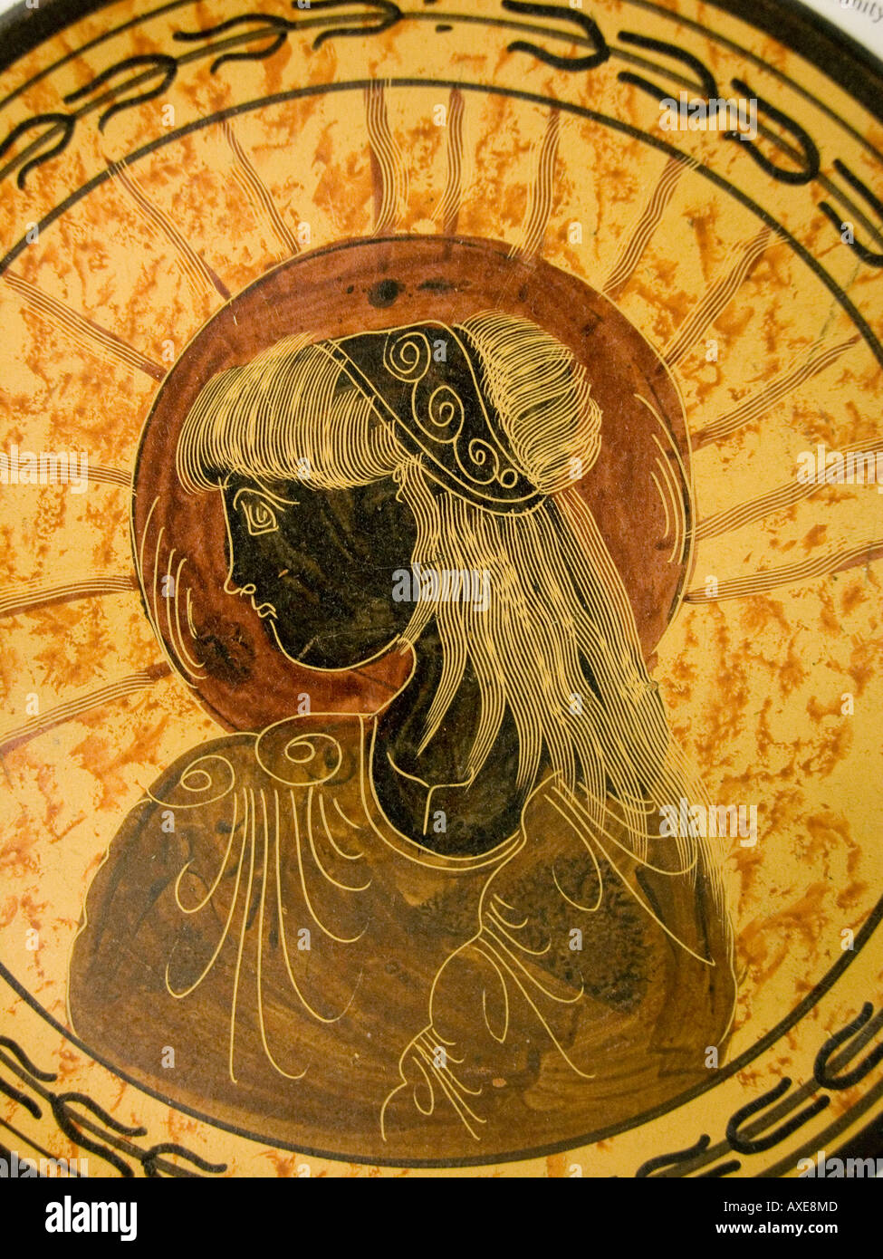 Greek Art, Goddess Demeter Stock Photo