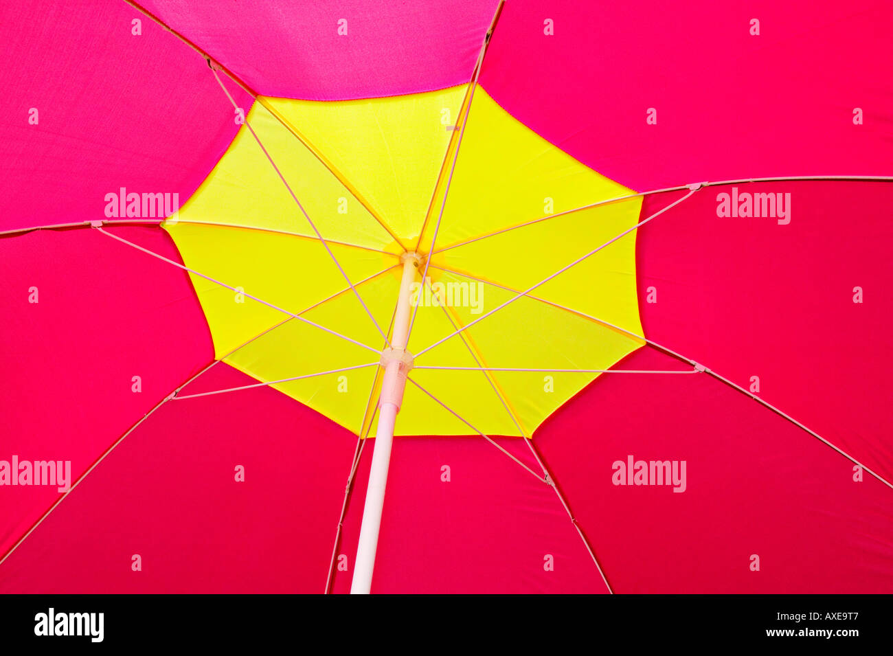 Red and yellow umbrella Stock Photo - Alamy