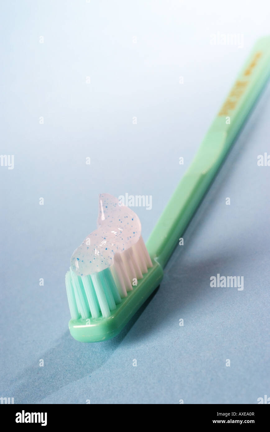 Toothbrush | Zahnbuersten Stock Photo