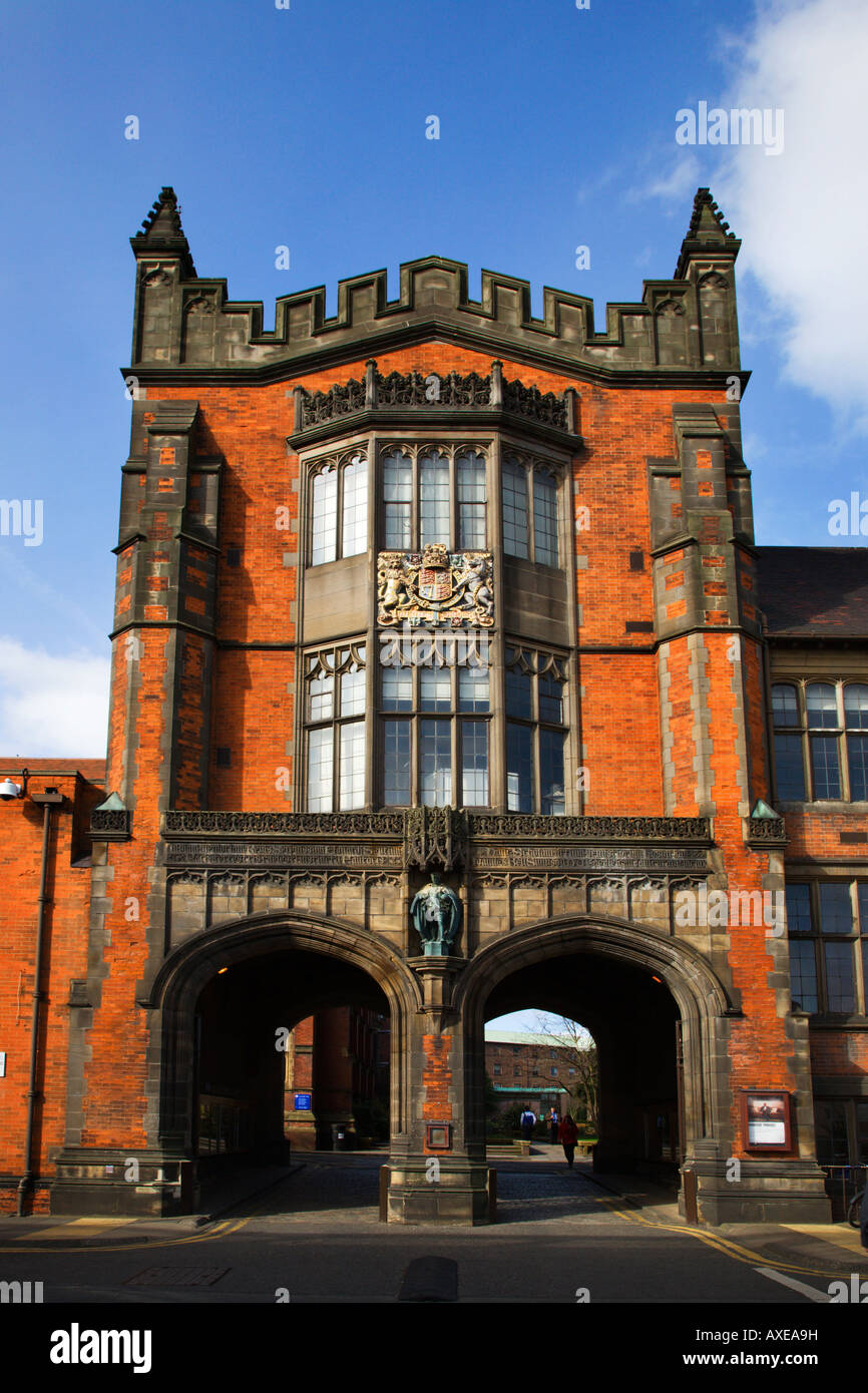 Fine Art Building Arches Newcastle University Newcastle Upon Tyne England Stock Photo
