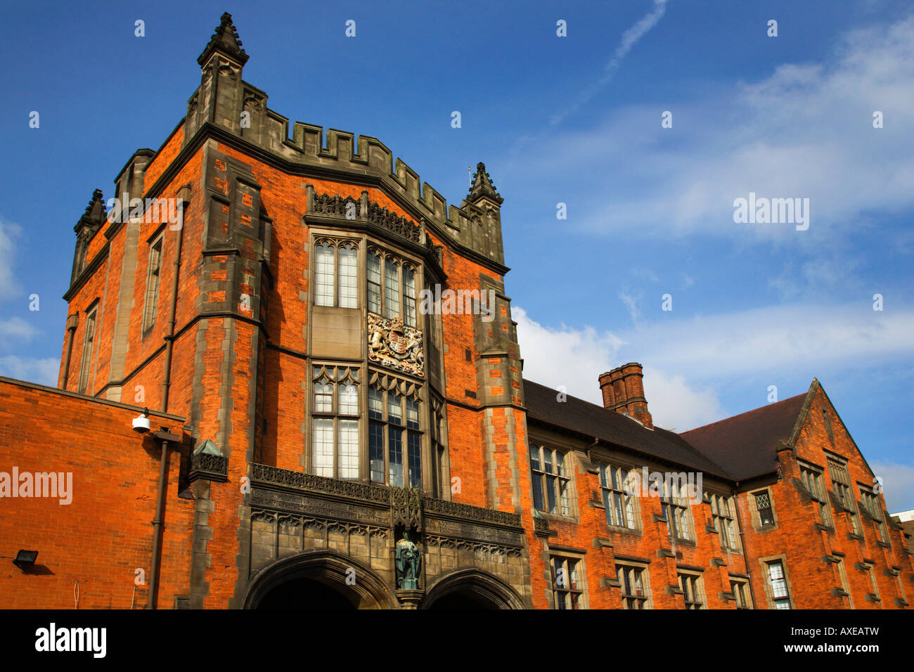 Fine Art Building Newcastle University Newcastle Upon Tyne England Stock Photo