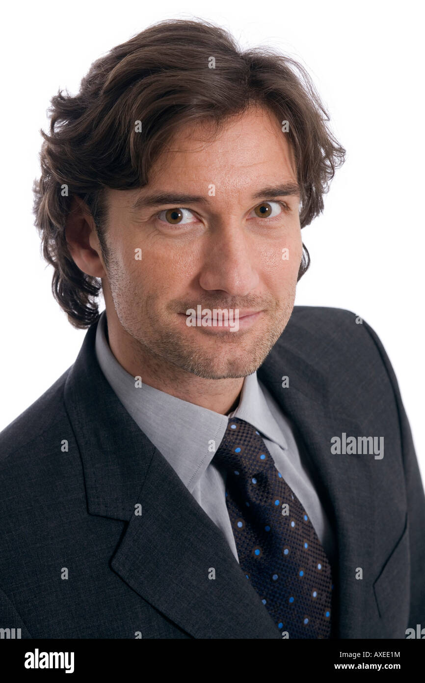 Businessman studio background portrait Cut Out Stock Images & Pictures ...