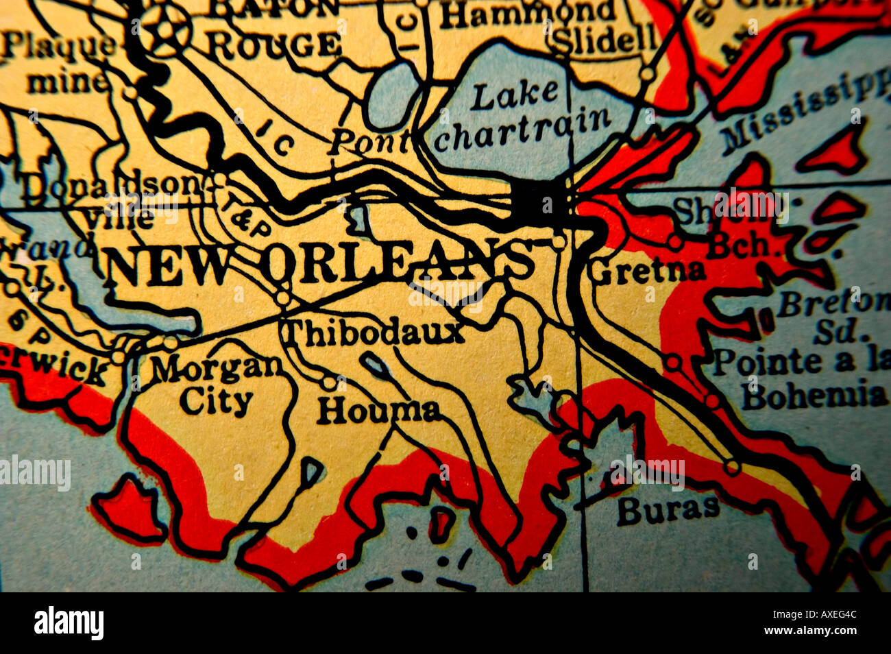 Louisiana Map Square Cities Straight Pin Vintage Stock Photo - Download  Image Now - Baton Rouge, Louisiana, Map - iStock