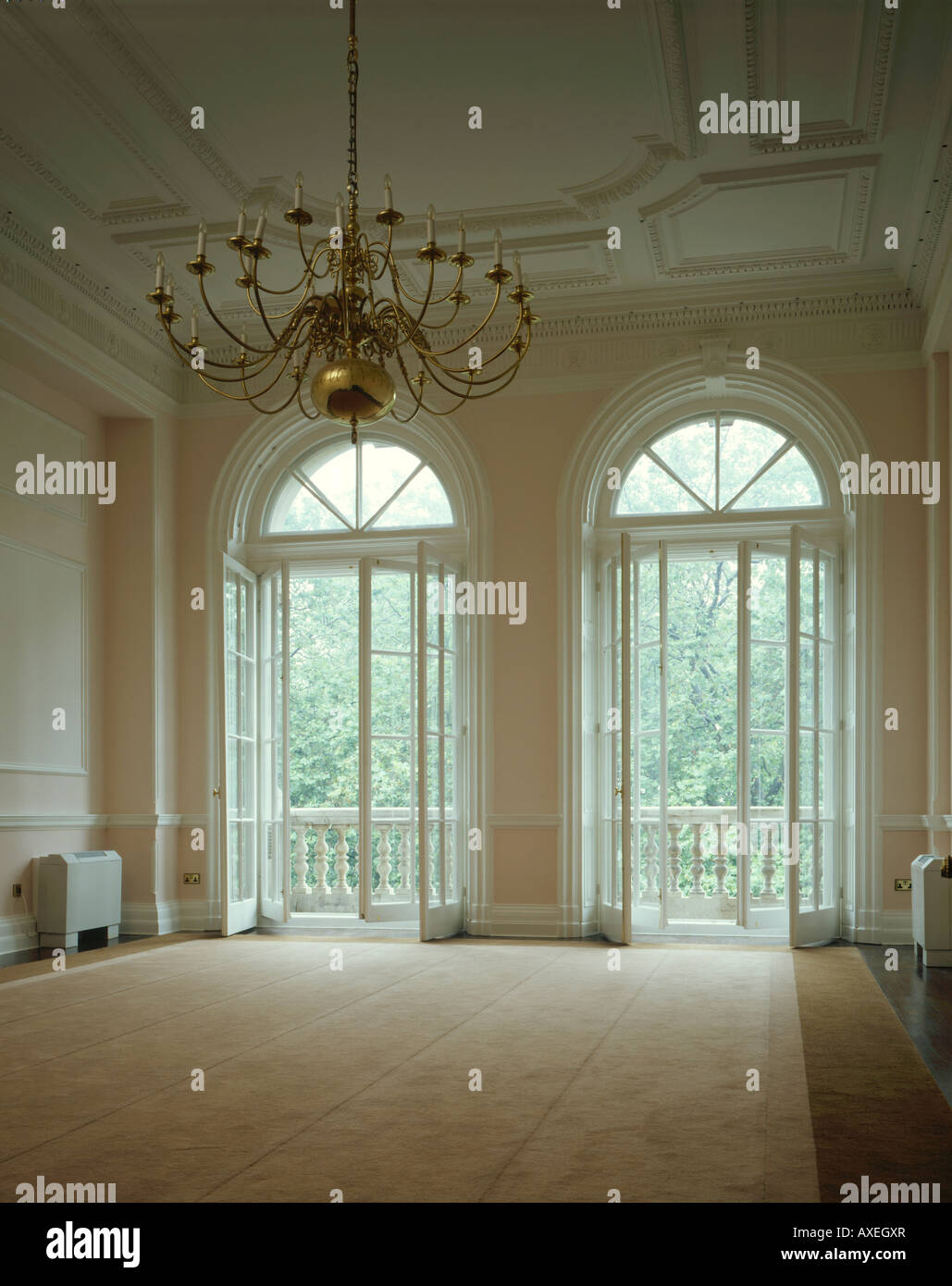 Embassy, London windows Stock Photo Alamy