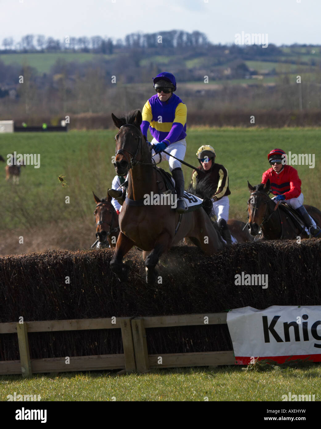 Paxford, north cotswold point to point Stock Photo Alamy
