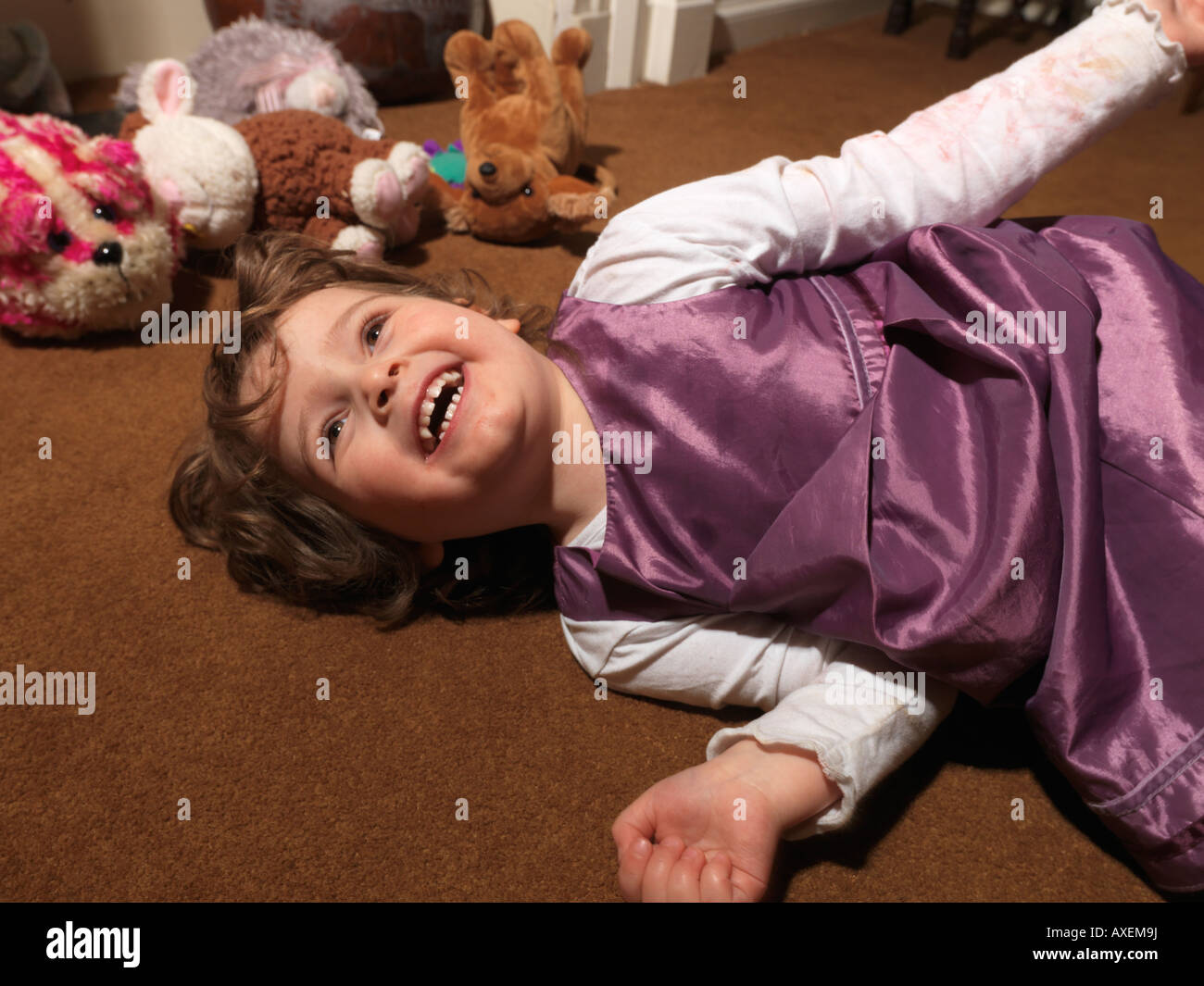 Four Year Old Girl With Toys Stock Photo Alamy Four year old girl with toys stock photo alamy