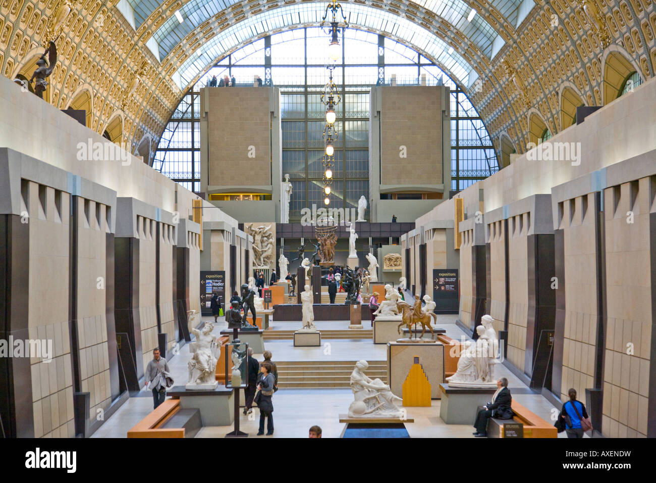 Interior views of the Musee d Orsay Paris France A musem of arts in a ...