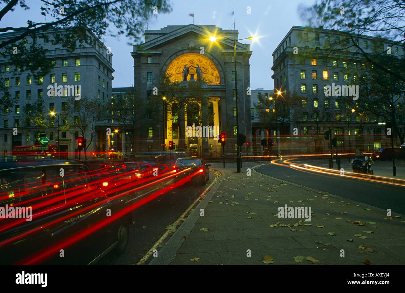 BBC Bush House, home of the World Service, at the southern end of
