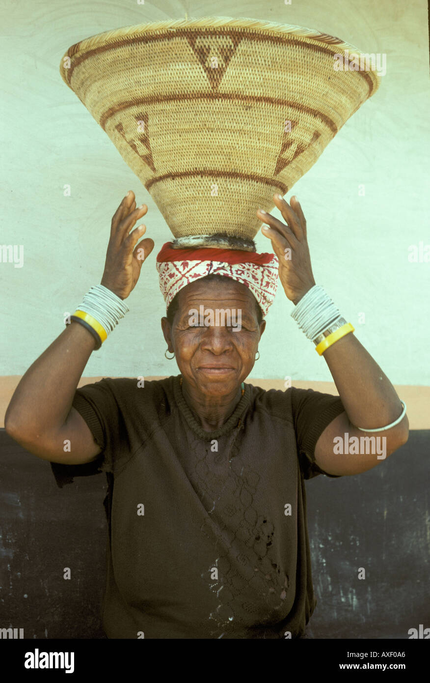 Africa South Africa Basket weaver Stock Photo Alamy