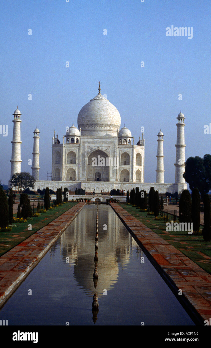 Agra India Taj Mahal Stock Photo