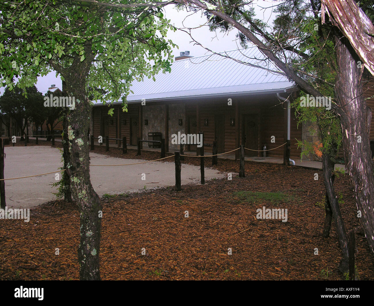 Texas USA resort ranch in Graham Stock Photo - Alamy