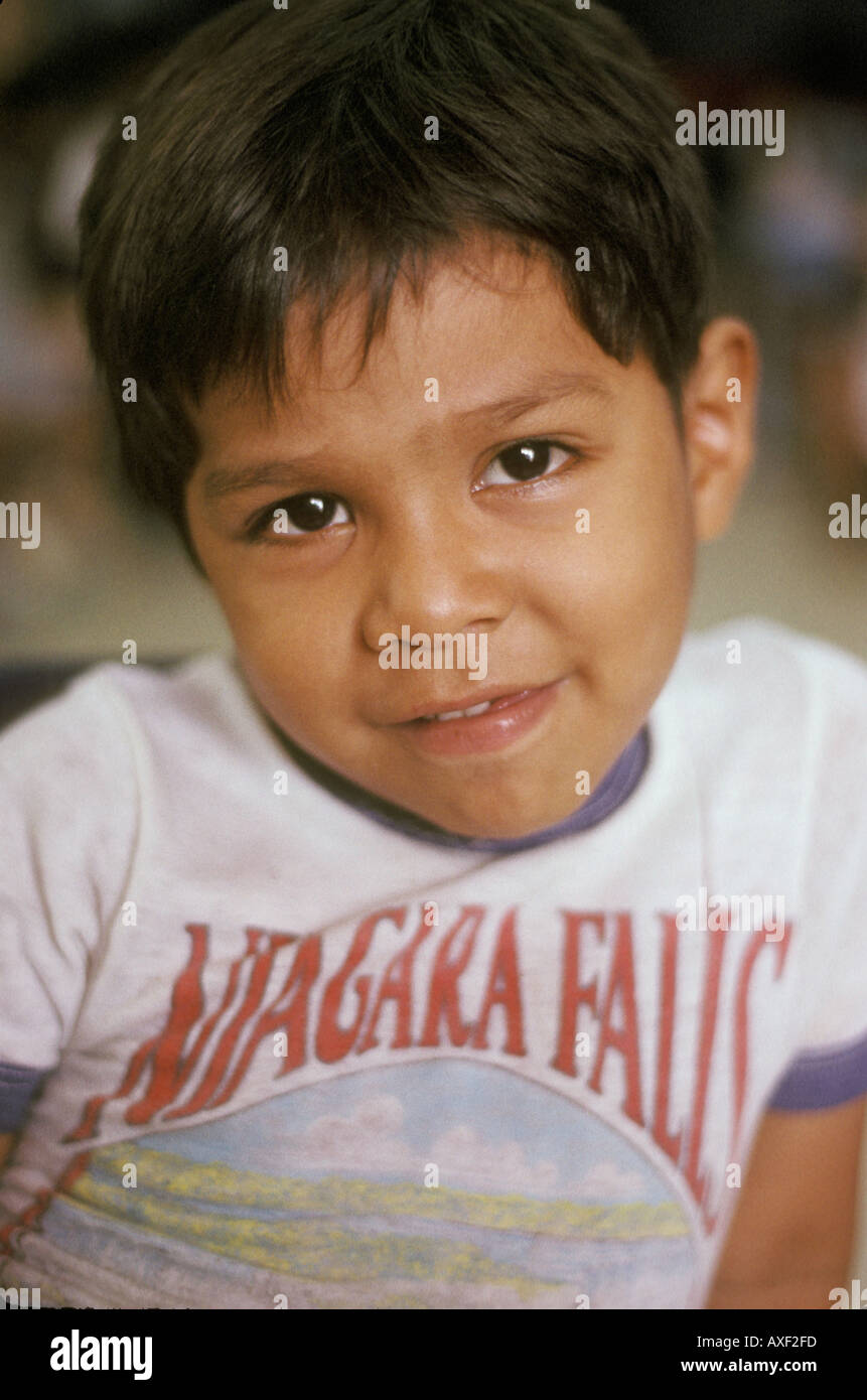 Americas Nicaragua Orphan Stock Photo