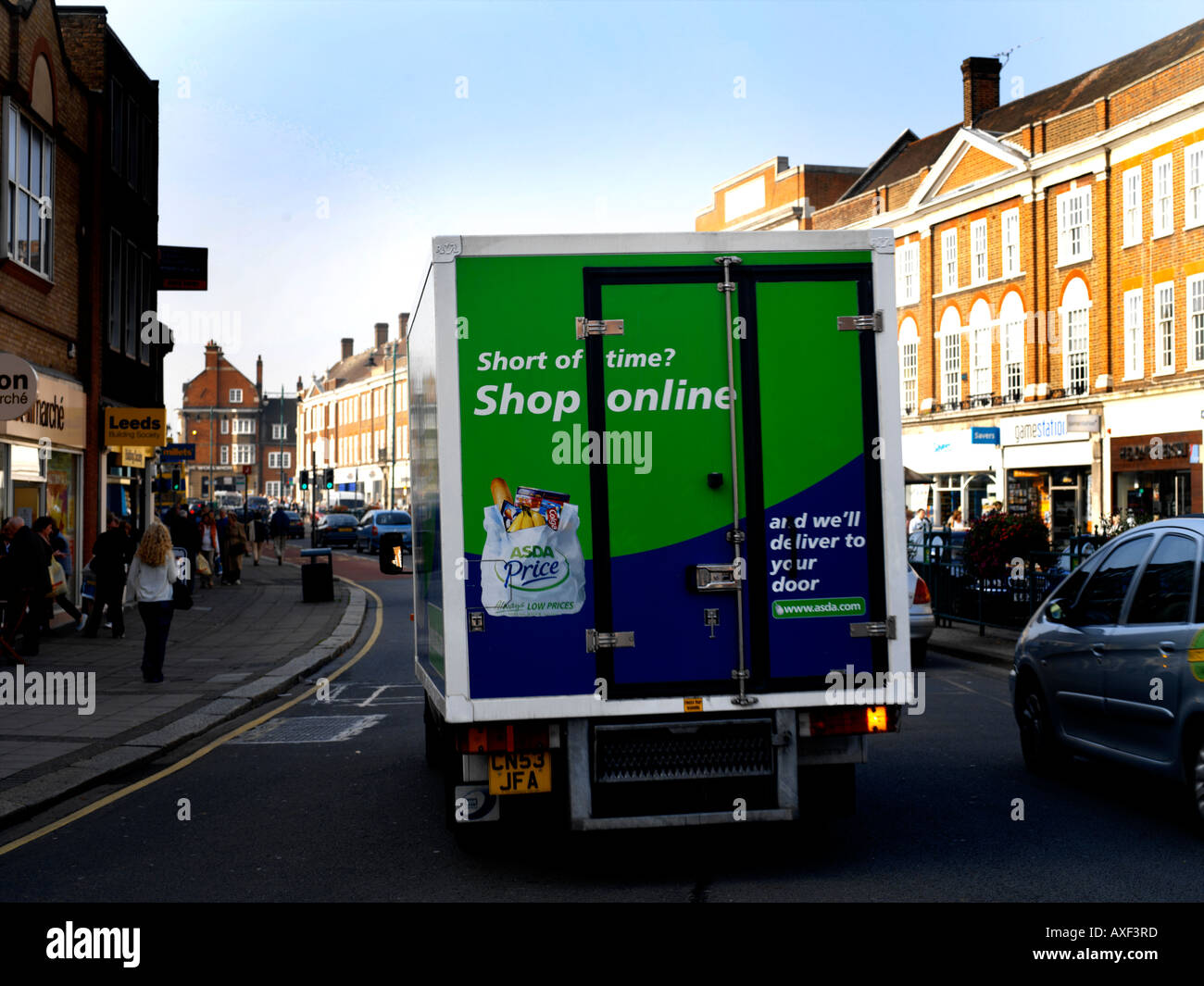 Asda home delivery van hires stock photography and images Alamy