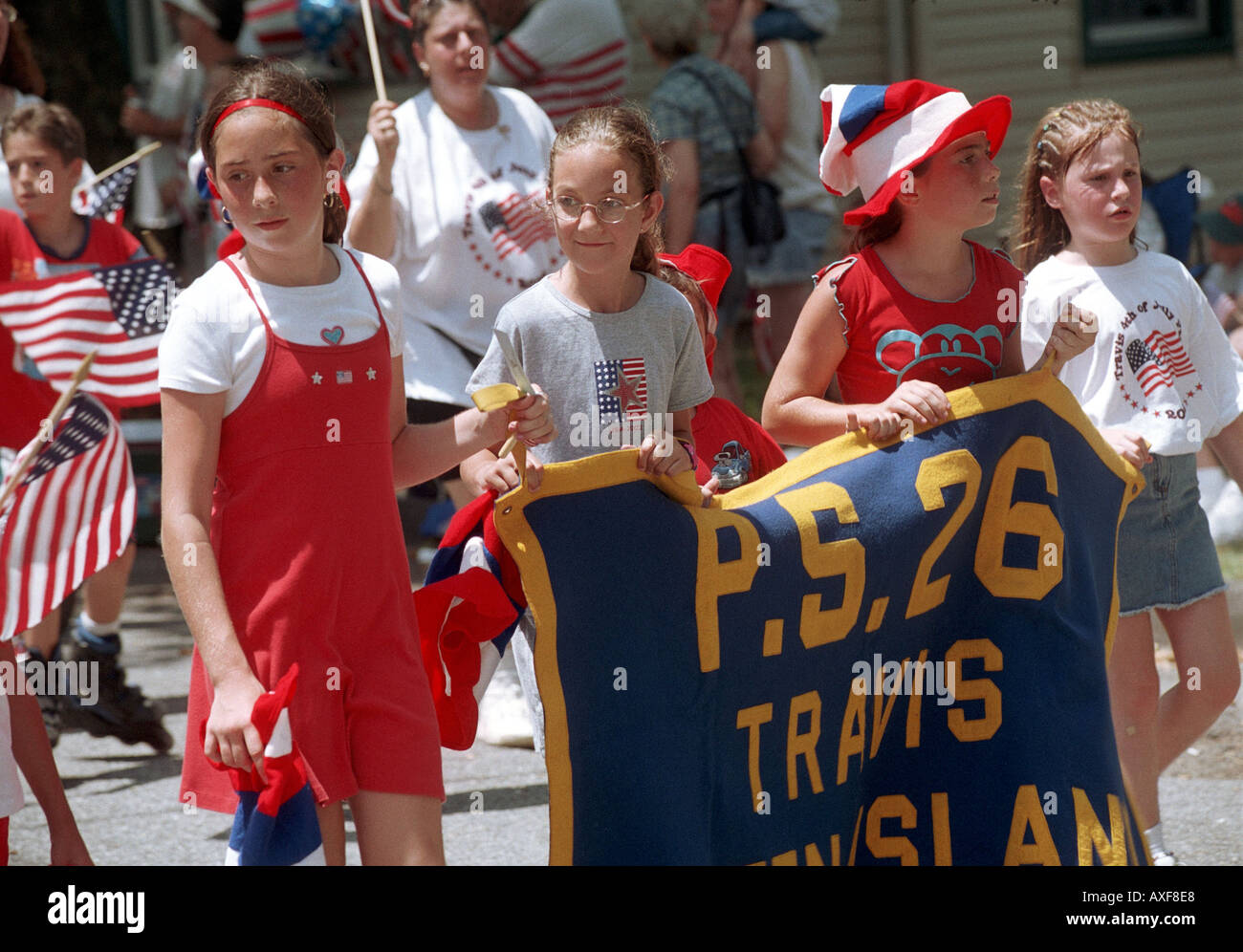 Travis Staten Island Fourth of July Parade Stock Photo Alamy