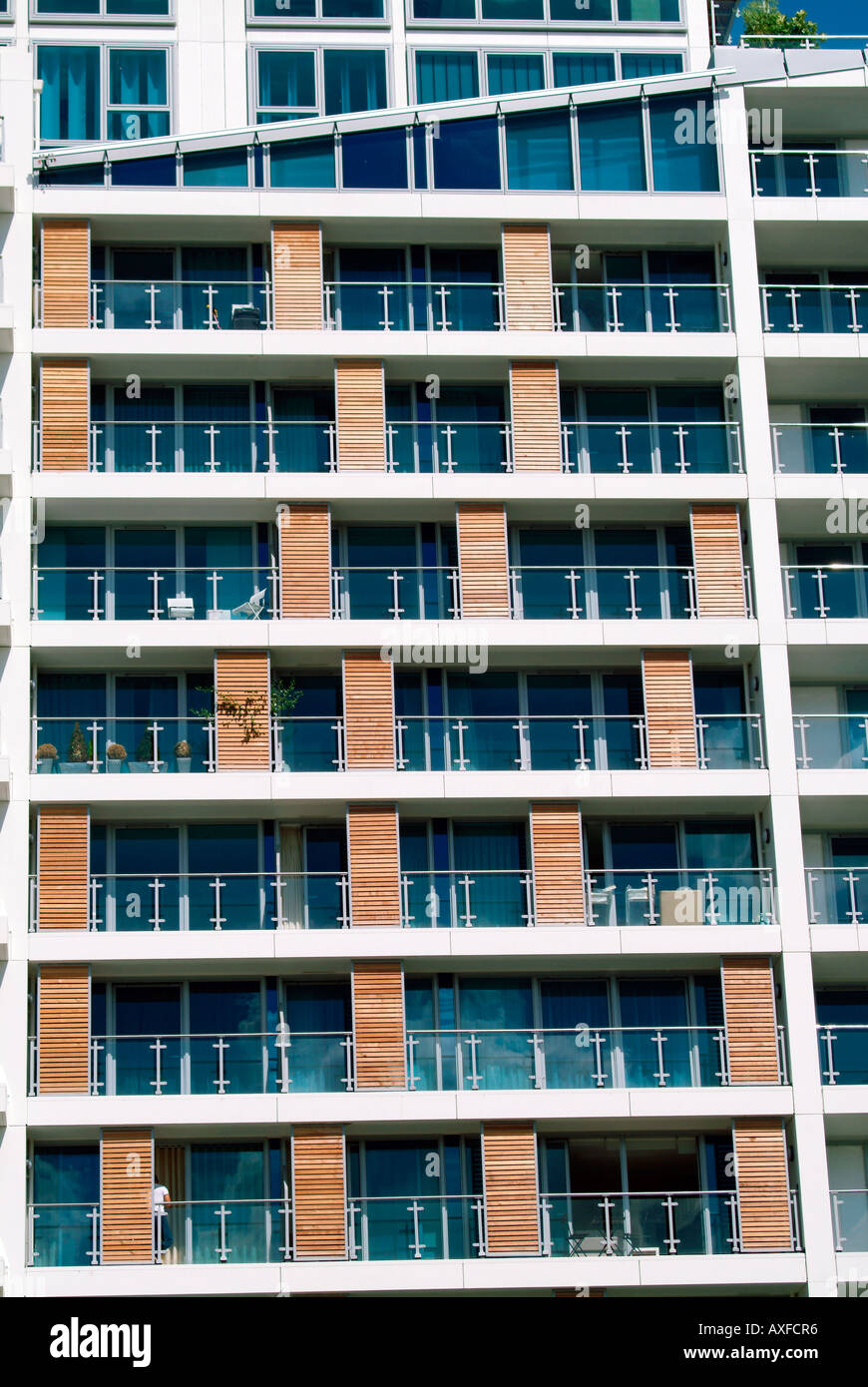 Luxury flats in Swiss Cottage London Stock Photo Alamy
