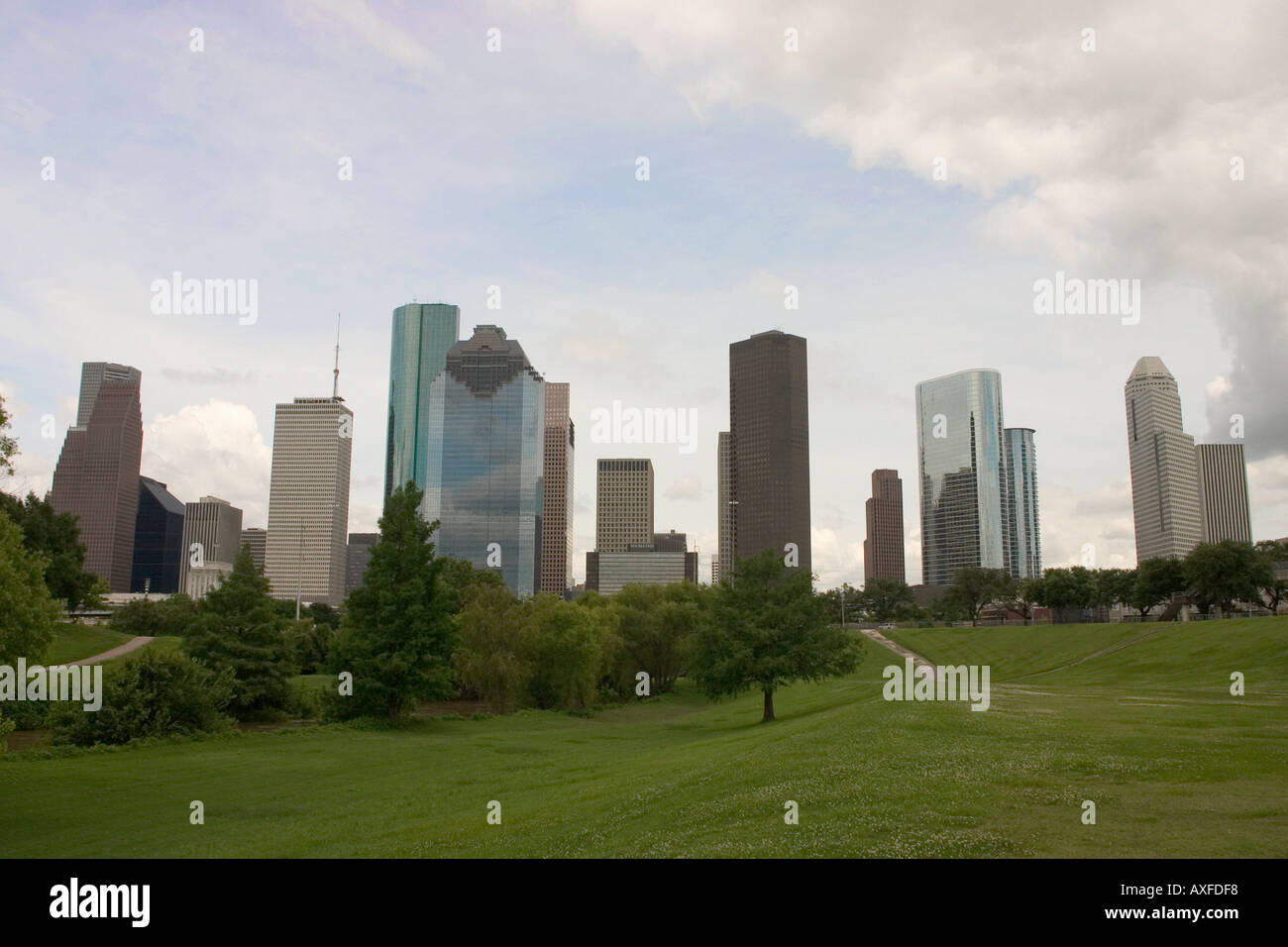 Downtown Houston Texas Skyline Stock Photo - Alamy