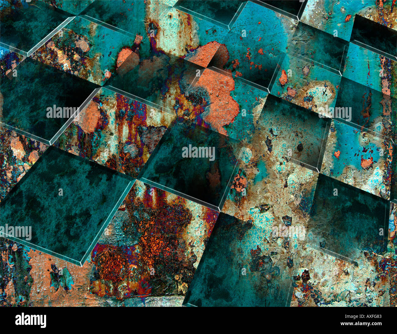 Checkerboard Merged With Abstract Colors Stock Photo 5493890 Alamy