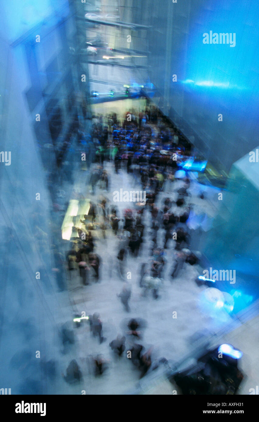 Shopping crowd, Melbourne, Australia Stock Photo