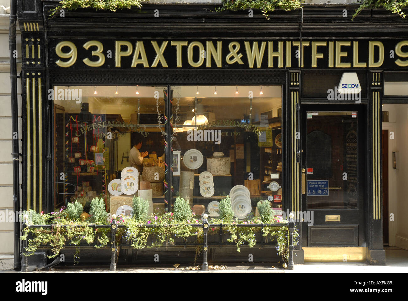 Paxton and Whitfield cheese shop Jermyn Street London Stock Photo Alamy