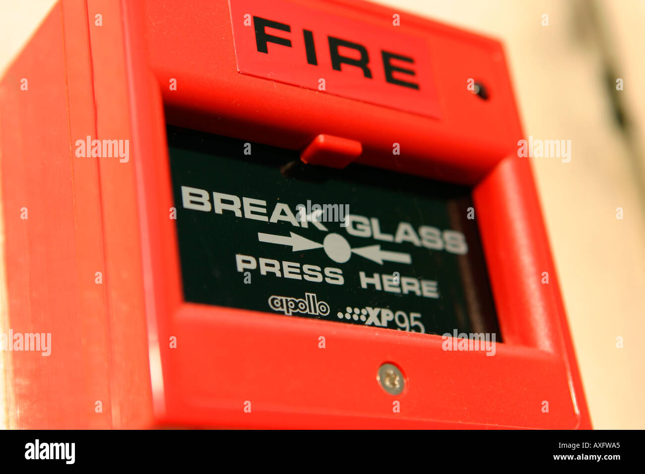 Fire Alarm Trigger Stock Photo Alamy