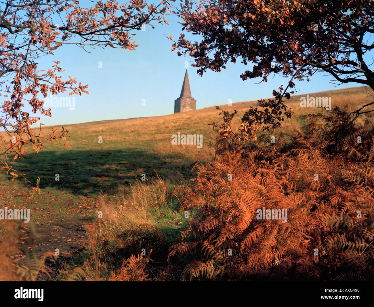 Ashurst beacon Skelmersdale Lancashire Stock Photo Alamy