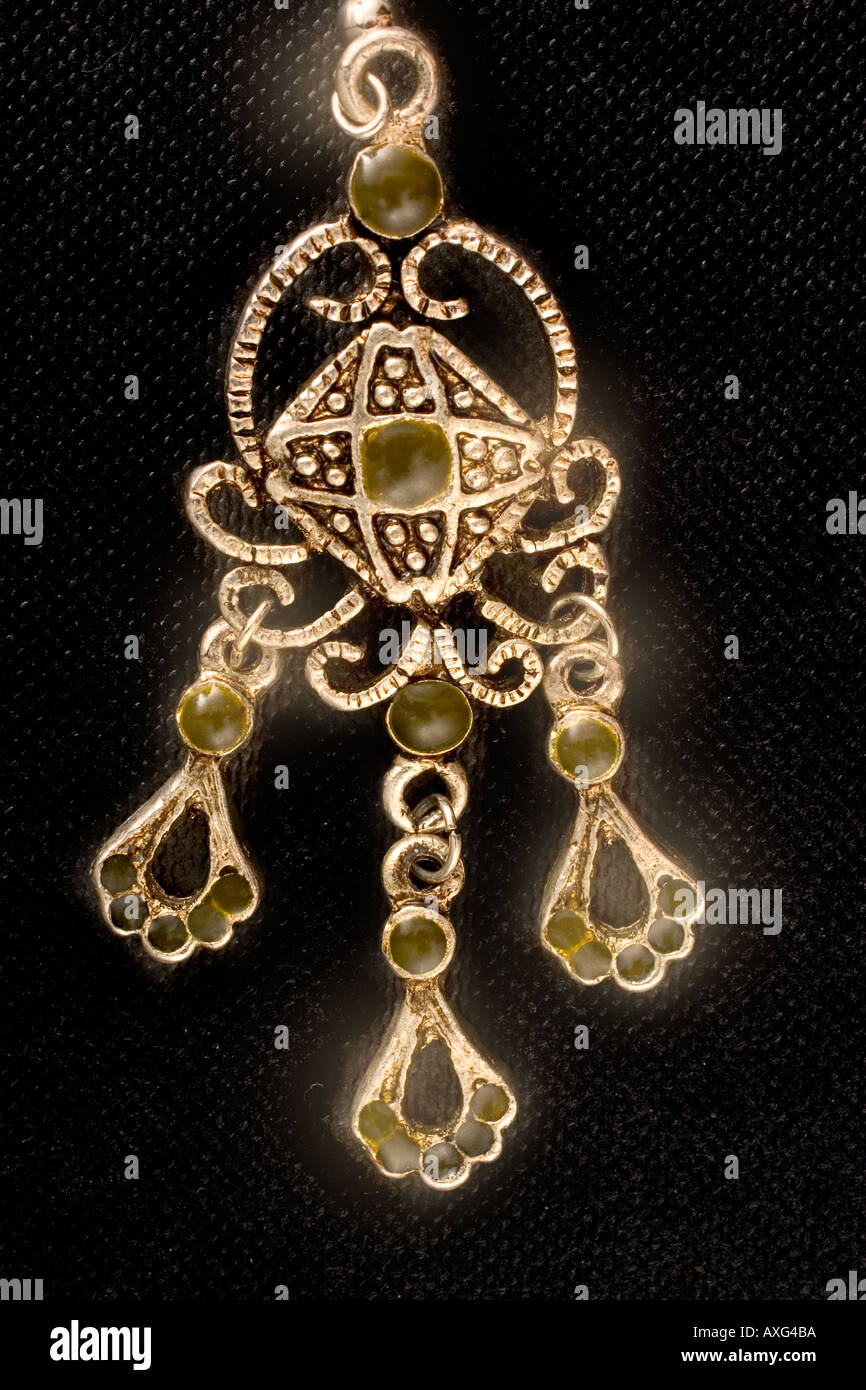 ladies jewellery ear ring Stock Photo