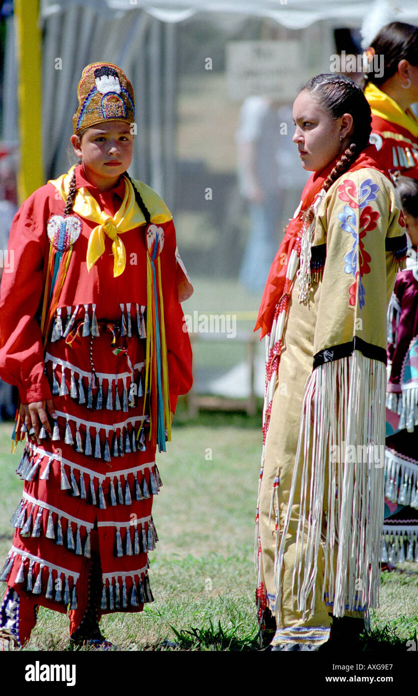 American Indian Chippewa tribal Pow Wow Port Huron Michigan Stock Photo ...
