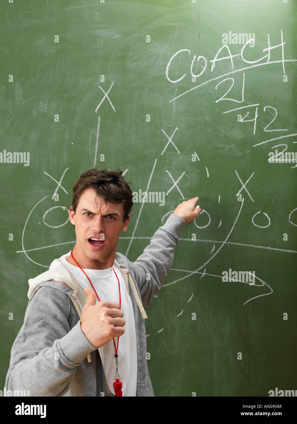 Angry coach shouting hi-res stock photography and images - Alamy
