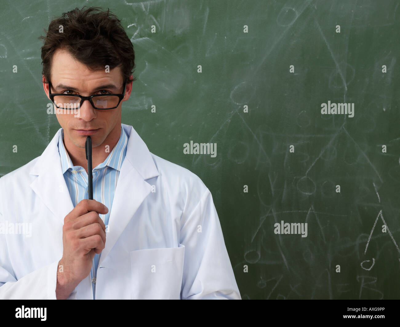 Portrait of Scientist Stock Photo - Alamy