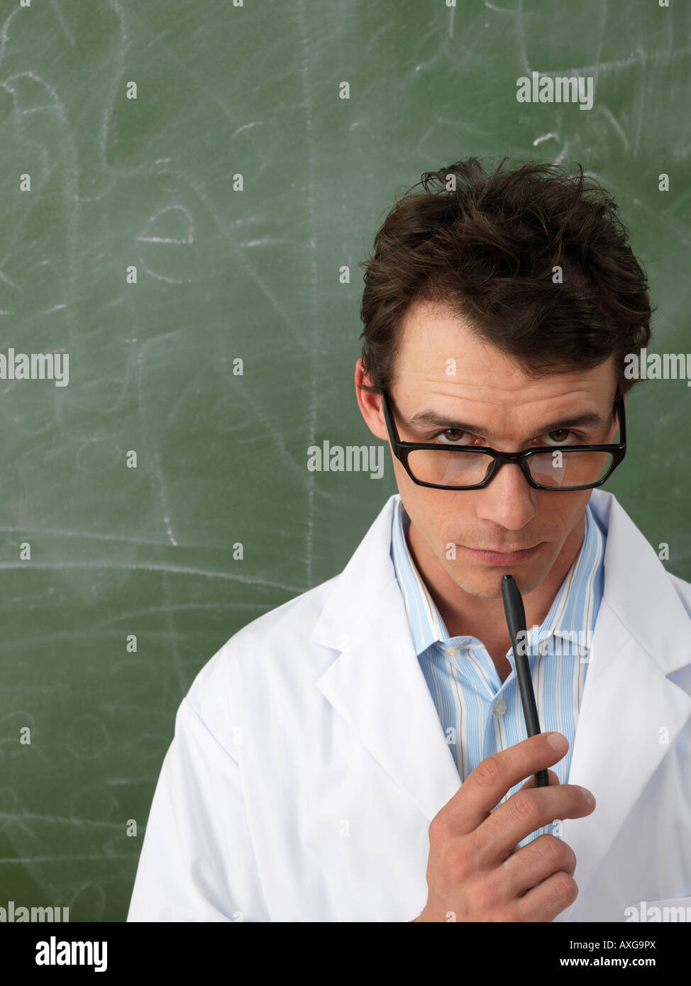 Portrait of Scientist Stock Photo - Alamy
