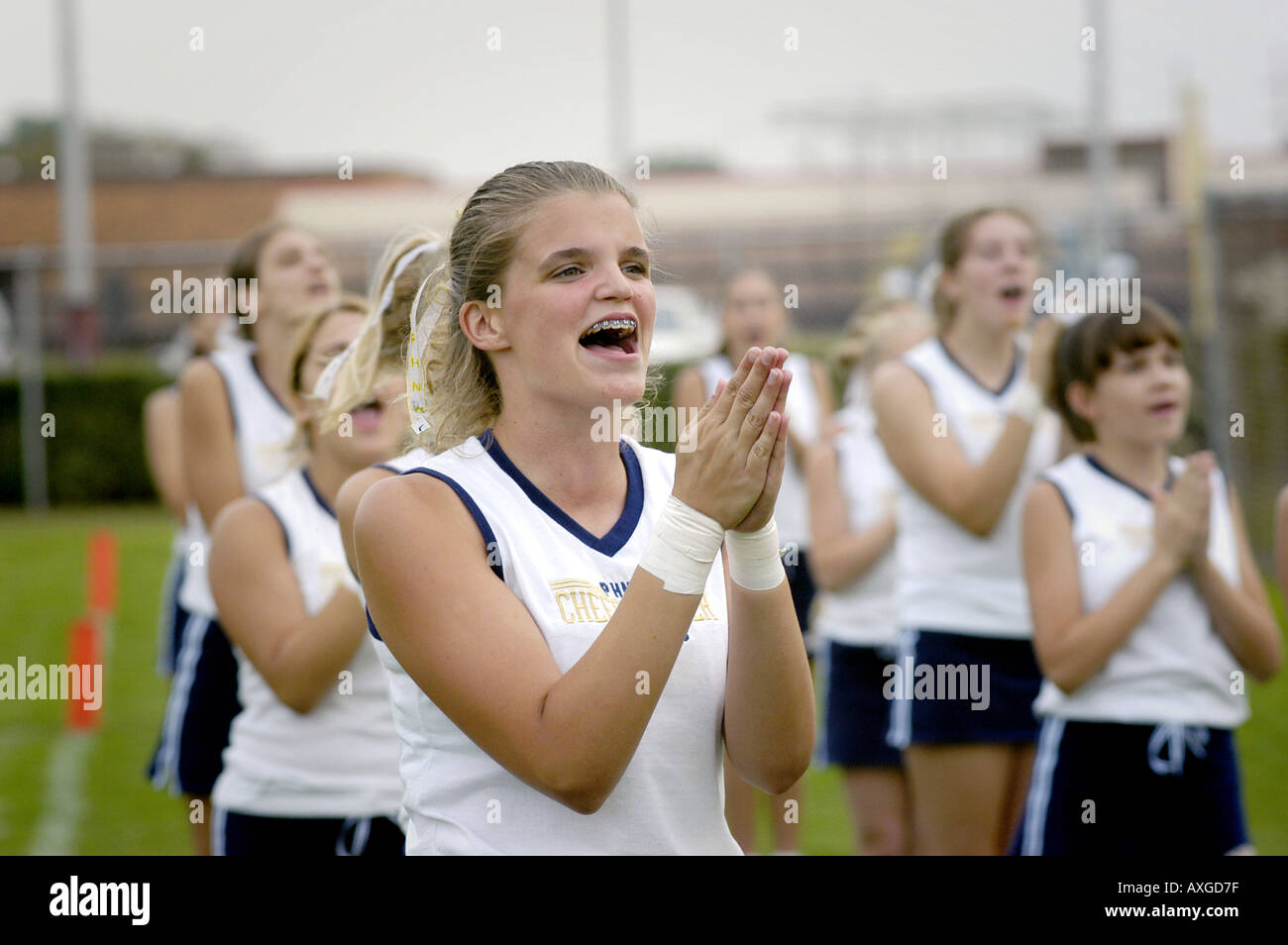 highschool cheerleaders close up Cheerleader high school hi-res stock photography and images - Alamy