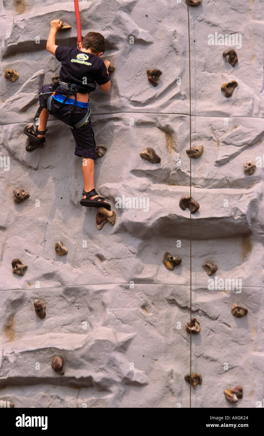 Rock climbing wall, Melbourne, Australia Stock Photo Alamy