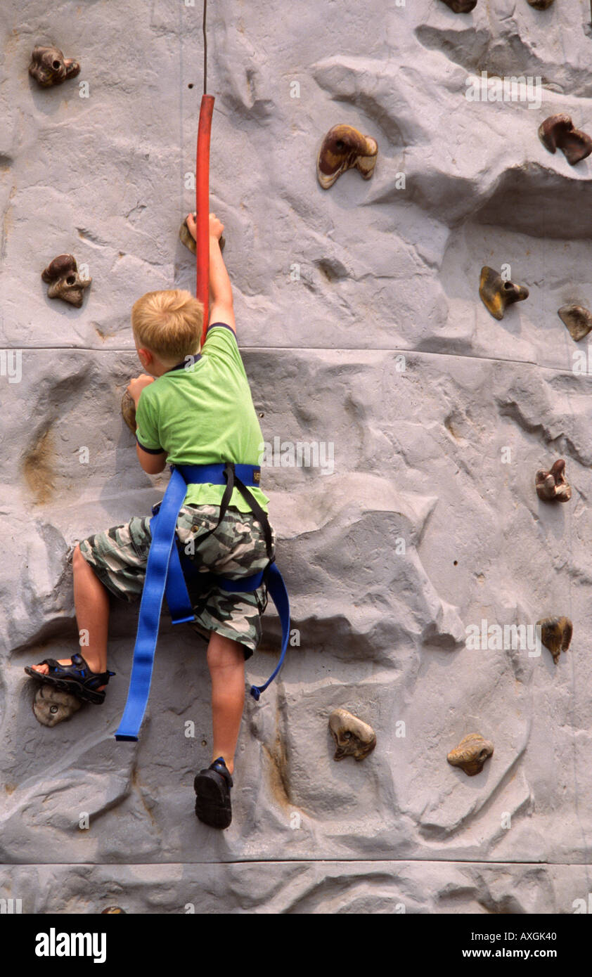 Rock climbing wall, Melbourne, Australia Stock Photo Alamy